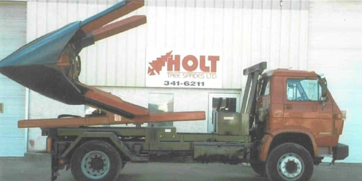 Holt Model 66 truck mounted tree spade